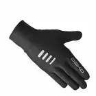 DEKO GLA-001 zateplené cyklistické rukavice gélové, čierne