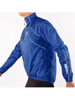 DEKO J1 cyklistická bunda odolná voči dažďu, modrá