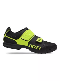 GIRO pánska cyklistická obuv BERM black citron green GR-7112594