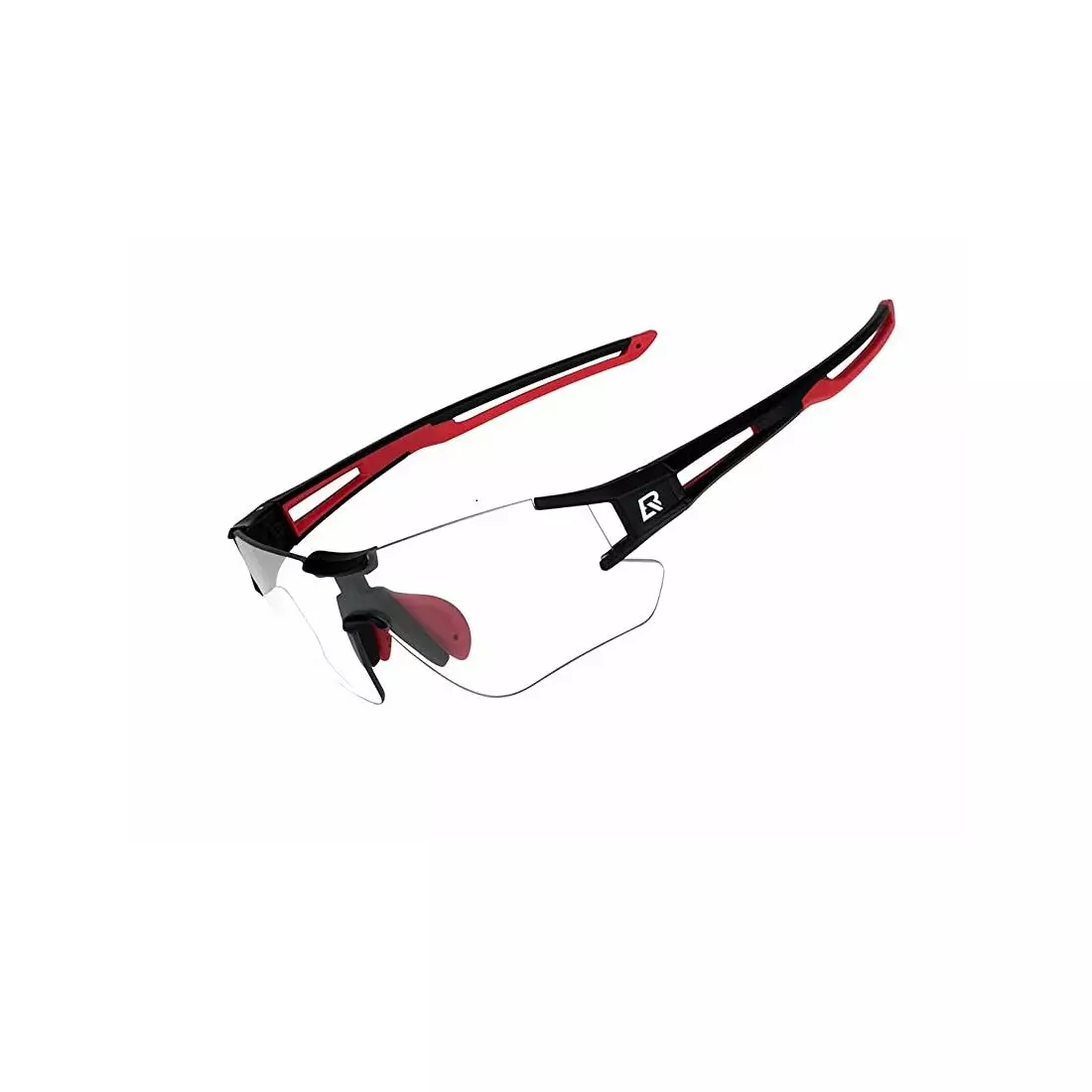 Rockbros 10125 cyklistické / športové okuliare s fotochromatickou čierno-červenou farbou