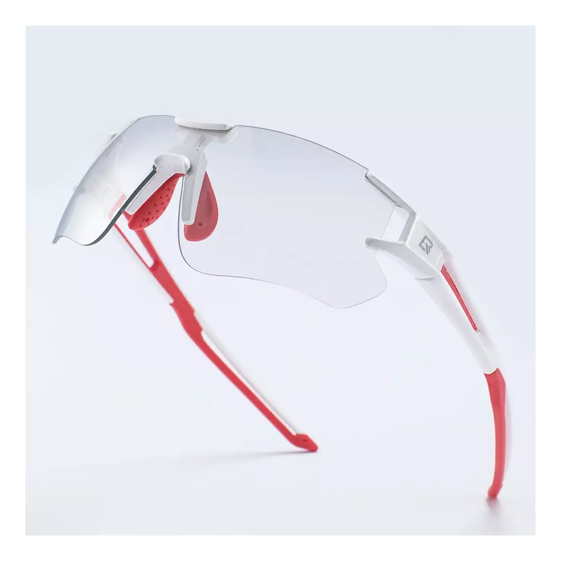 Rockbros 10126 cyklistické / športové okuliare s fotochromatickými bielo-červenými sklami