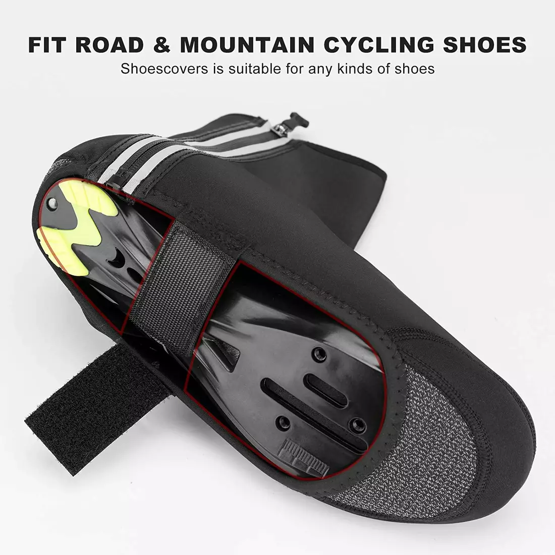 Rockbros nepremokavé chrániče na cyklistickú obuv čierne LF1052-1