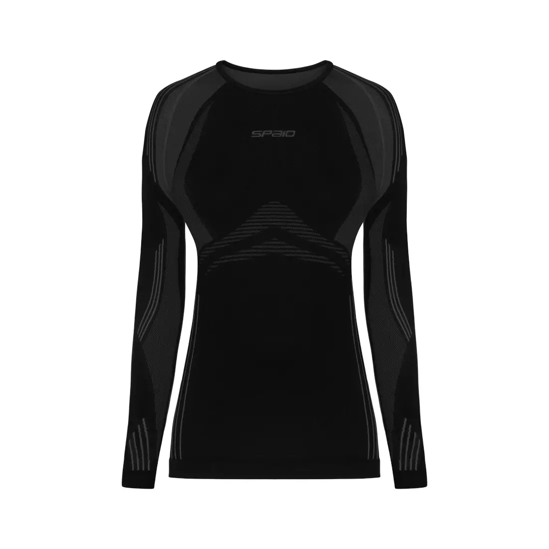 SPAIO termoaktívne spodné prádlo, dámske tričko POWERFUL čierno-šedé