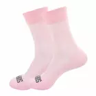 SUPPORTSPORT cyklistické ponožky S-LIGHT Pink