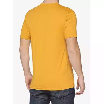 100% pánske športové tričko s krátkym rukávom ESSENTIAL goldenrod STO-32016-009-13
