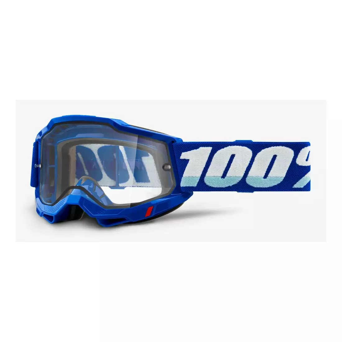 100% cyklistické okuliare  ACCURI 2 ENDURO MOTO BLUE (Priehľadné dvojité zasklenie) 1STO-50221-501-02