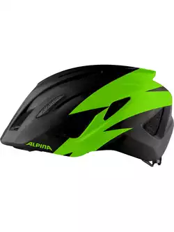 ALPINA PICO Detská cyklistická prilba, black-green gloss