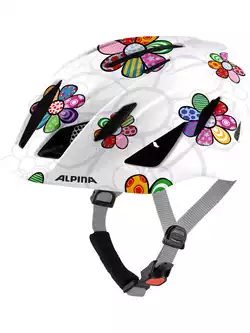 ALPINA PICO Detská cyklistická prilba, pearlwhite-flower gloss