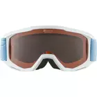 ALPINA lyžiarske / snowboardové okuliare JUNIOR PINEY SH white-skyblue A7268412