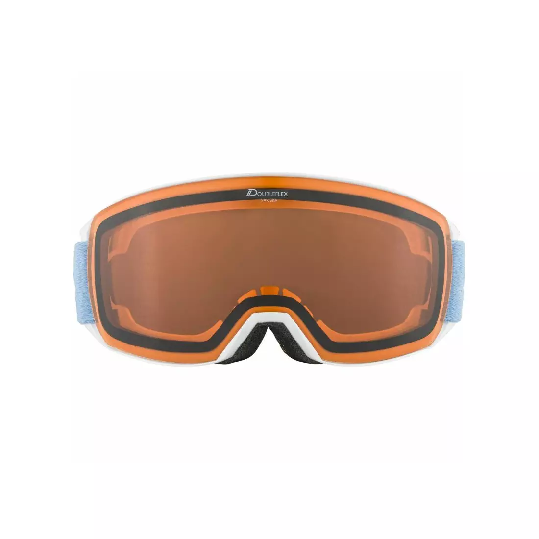 ALPINA lyžiarske / snowboardové okuliare M40 NAKISKA DH white-skyblue A7281112