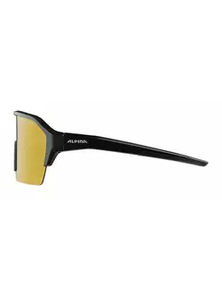ALPINA športové okuliare RAM HR HVLM+ SILVER MIRROR S1-3 black matt A8674231