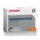 Horčík SPONSER MAGNESIUM PLUS v prášku, mix ovocia (krabica s 20 vreckami x 6,5 g)