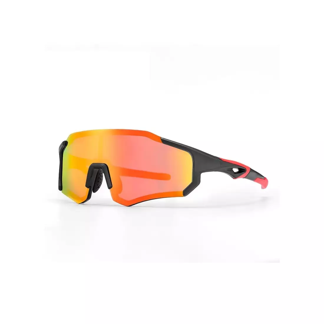 Rockbros 10182 Polarizované športové cyklistické okuliare, čierne a červené