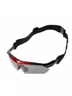 Rockbros športové okuliare s fotochromatickou + korekčnou vložkou red 10141