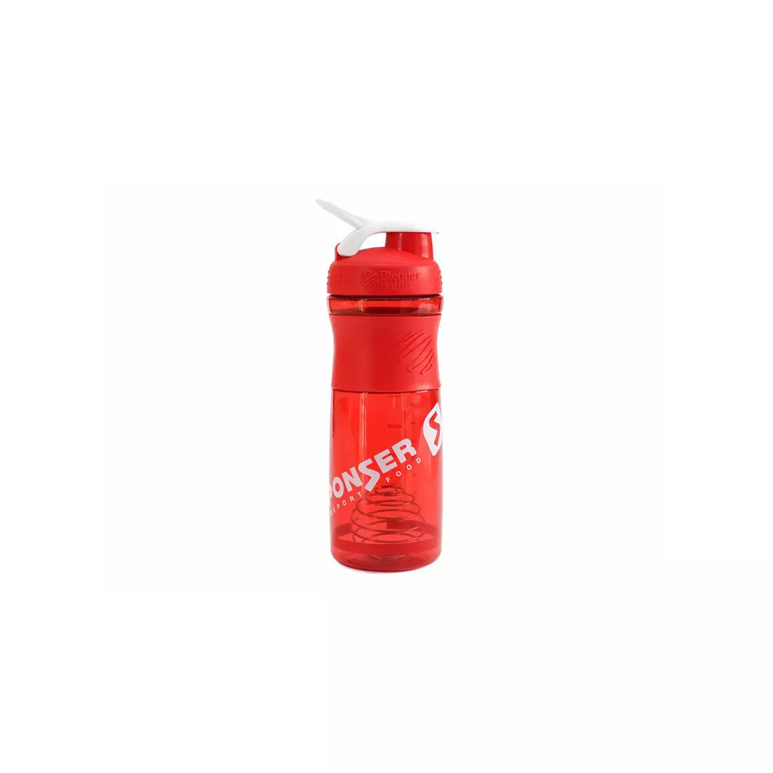Shaker SPONSER SPORTMIXER BLENDER 828ml - červená priehľadná