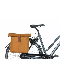 BASIL Zadné tašky na bicykel CITY DOUBLE BAG 32L camel brown 18073