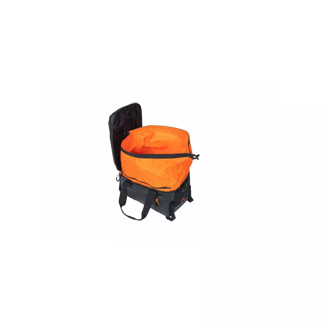 BASIL zadná taška na bicykel MILES TARPAULIN TRUNKBAG 7L black orange 18088