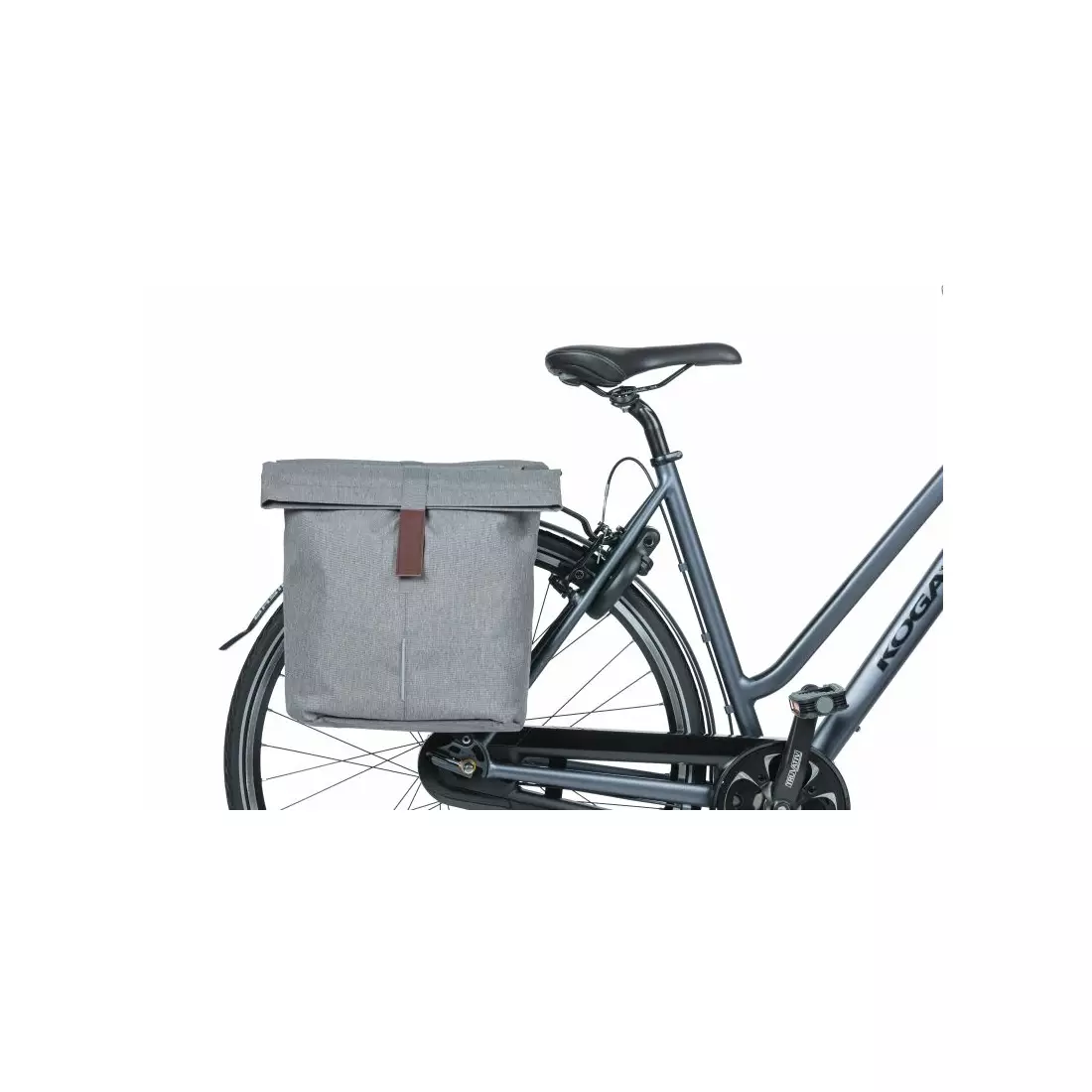 BASIL zadné cyklistické kufre CITY DOUBLE BAG 32L grey melle 18072