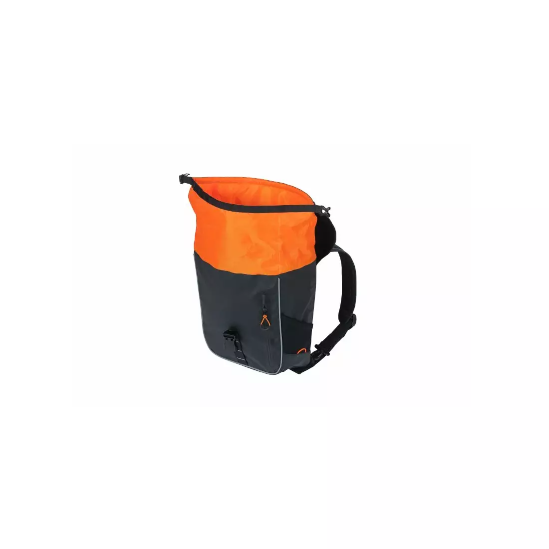 BASIL zadný cyklistický batoh / brašna MILES TARPAULIN DAYPACK 17L black orange 18087