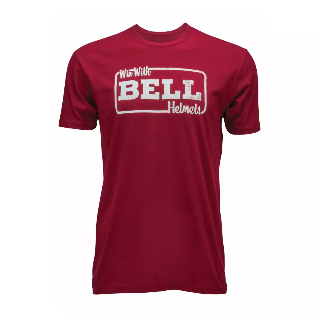 BELL pánske tričko s krátkym rukávom PREMIUM TEE WIN WITH THE BELL cardinal red BEL-7093676