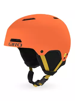 GIRO zimná detská / juniorská prilba CRUE MIPS matte deep orange GR-7105011