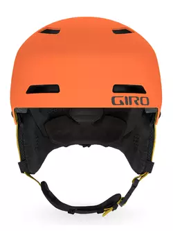 GIRO zimná detská / juniorská prilba CRUE MIPS matte deep orange GR-7105011
