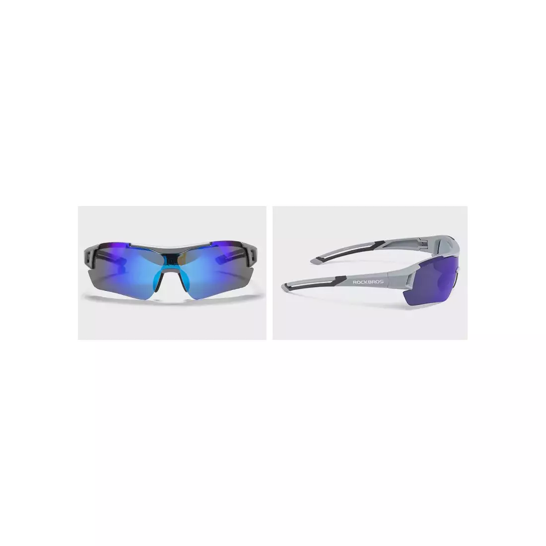 Rockbros 10117 Polarizované športové okuliare + korekčná vložka black-grey 