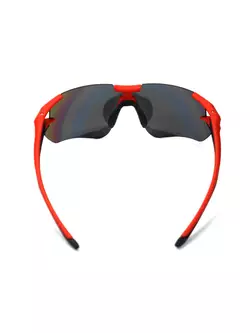 Rockbros 10128 Polarizované športové okuliare + korekčná vložka black-red 
