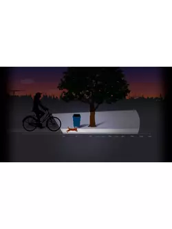 SPANNINGA predné svietidlo na bicykel e-bike AXENDO 80 XE PR80 300 lumens SNG-H640028