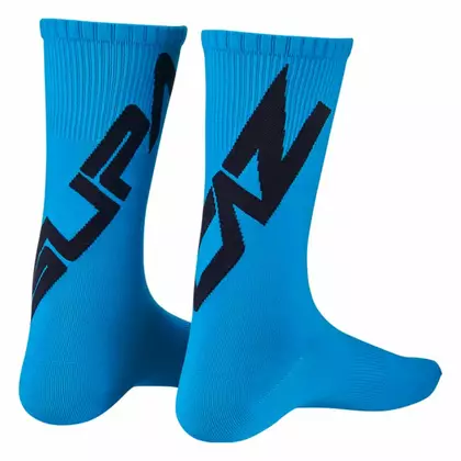 SUPACAZ cyklistické ponožky TWISTED blue SX-57L