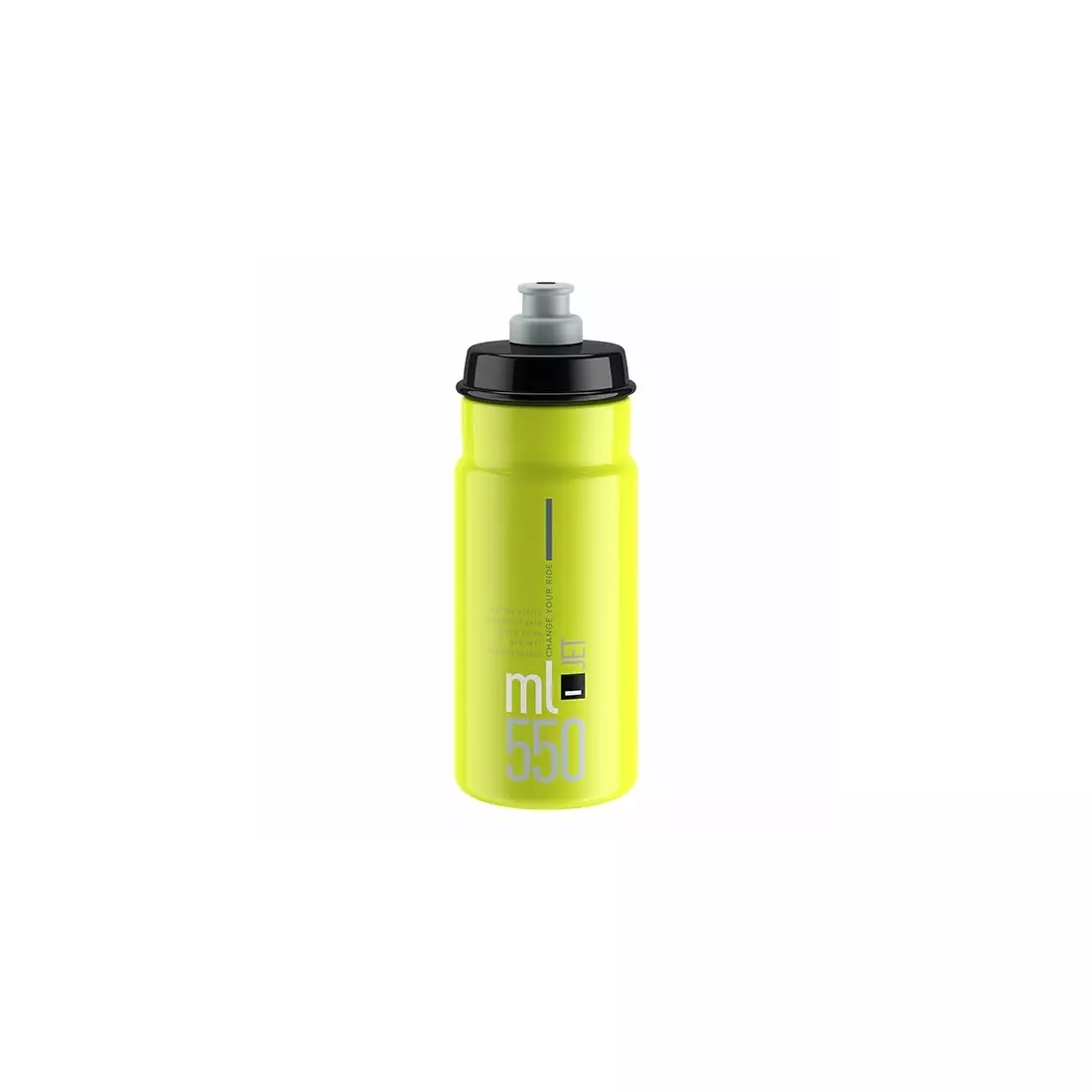ELITE JET cyklistická fľaša na vodu 550 ml, žltá