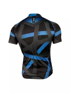 KAYMAQ DESIGN M36 pánsky cyklistický dres, krátky rukáv, modrá