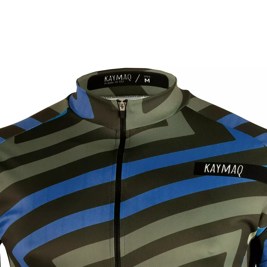 KAYMAQ DESIGN M41 pánsky cyklistický dres, krátky rukáv, modrá