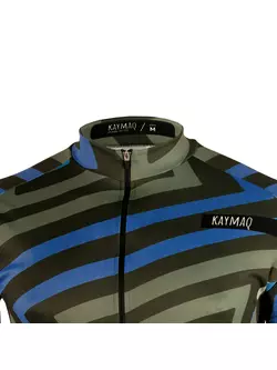 KAYMAQ DESIGN M41 pánsky cyklistický dres, krátky rukáv, modrá