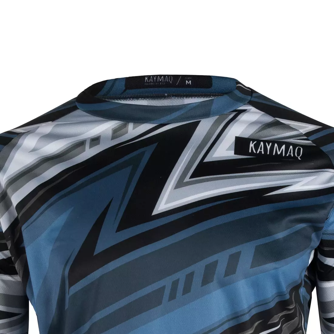 KAYMAQ DESIGN M50 Voľná MTB Cyklistická Tričko pre Mužov modrý