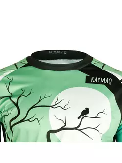 KAYMAQ DESIGN M58 Voľná MTB Cyklistická Tričko pre Mužov zelený