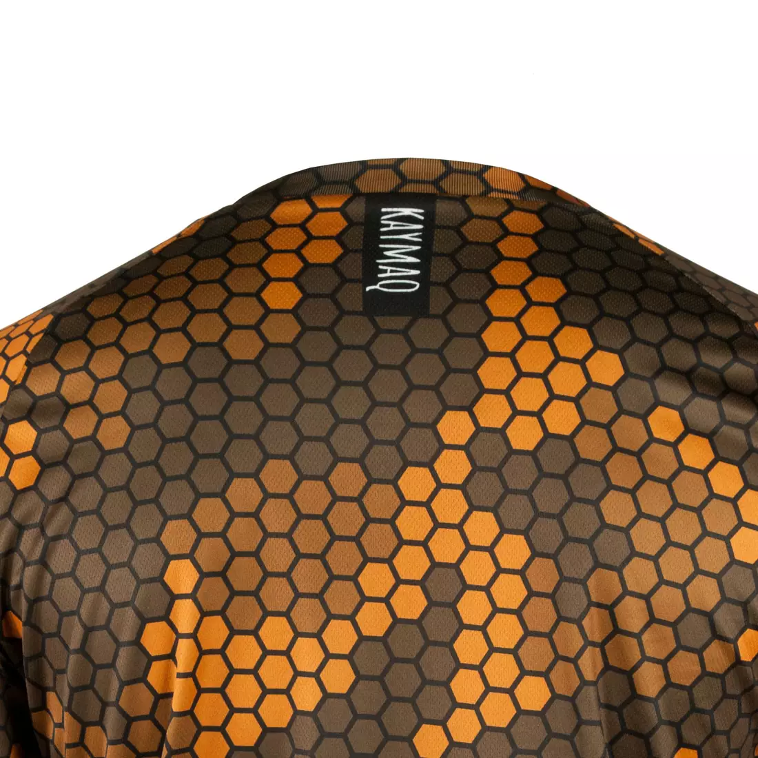KAYMAQ DESIGN M62 Voľná MTB Cyklistická Tričko pre Mužov hnedý