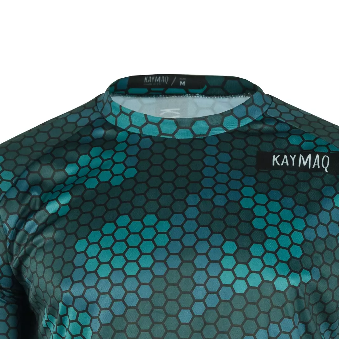 KAYMAQ DESIGN M62 Voľná MTB Cyklistická Tričko pre Mužov modrý