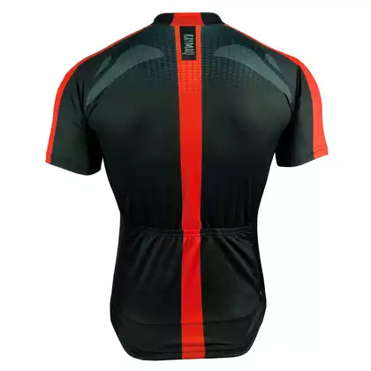 KAYMAQ DESIGN M63 pánsky cyklistický dres, krátky rukáv, červená