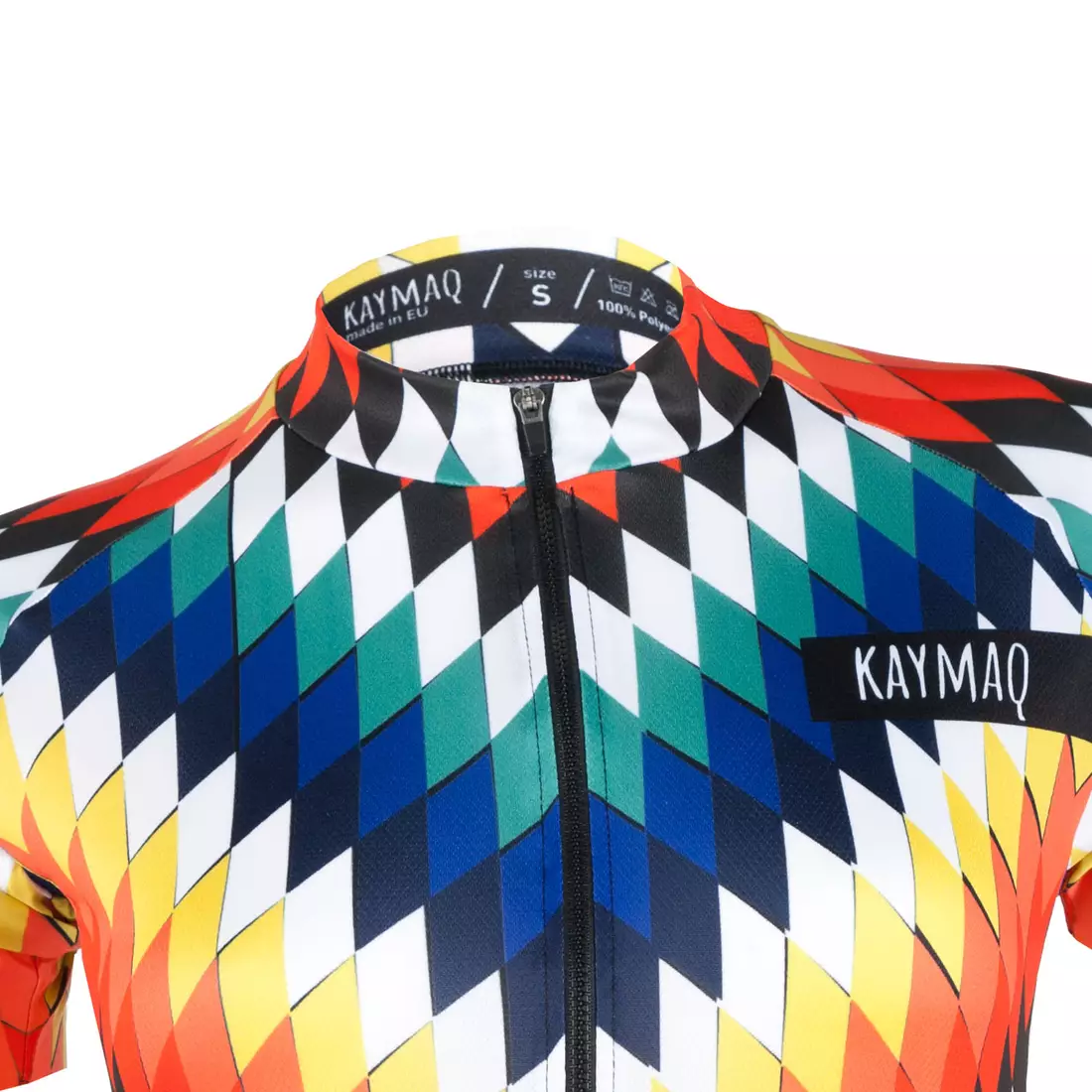 KAYMAQ DESIGN W1-M50 dámsky cyklistický dres s krátkym rukávom