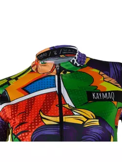 KAYMAQ DESIGN W26 dámsky cyklistický dres s krátkym rukávom