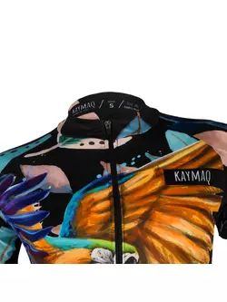 KAYMAQ DESIGN W28 dámsky cyklistický dres s krátkym rukávom