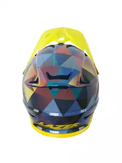 LAZER cyklistická prilba fullface PHOENIX+ gloss colour triangles BLC2197887096
