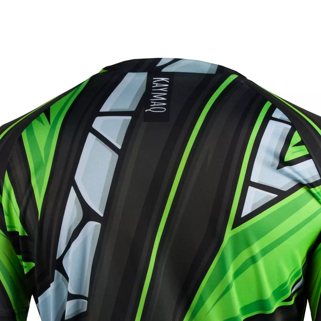 KAYMAQ DESIGN M42 pánsky voľný MTB cyklistický dres, fluórová zelená