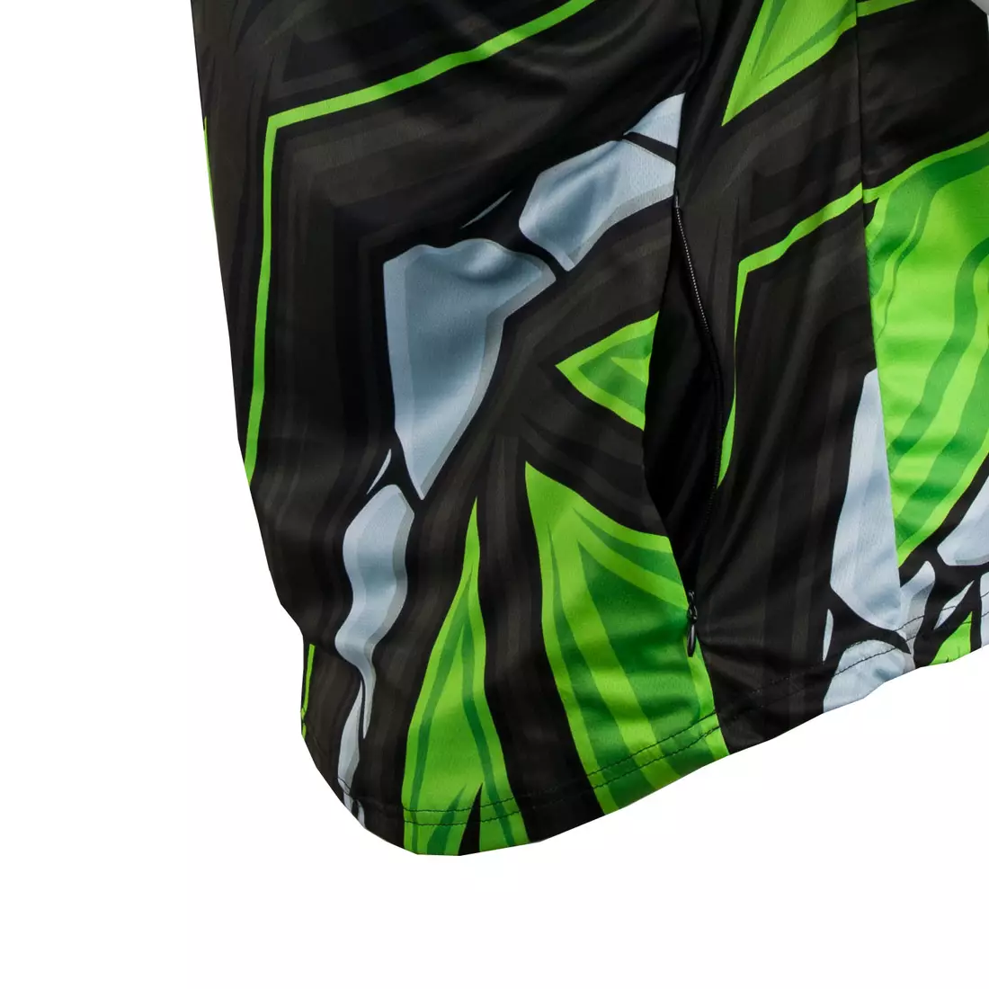 KAYMAQ DESIGN M42 pánsky voľný MTB cyklistický dres, fluórová zelená