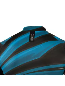 KAYMAQ DESIGN M48 pánsky cyklistický dres, krátky rukáv, modrá