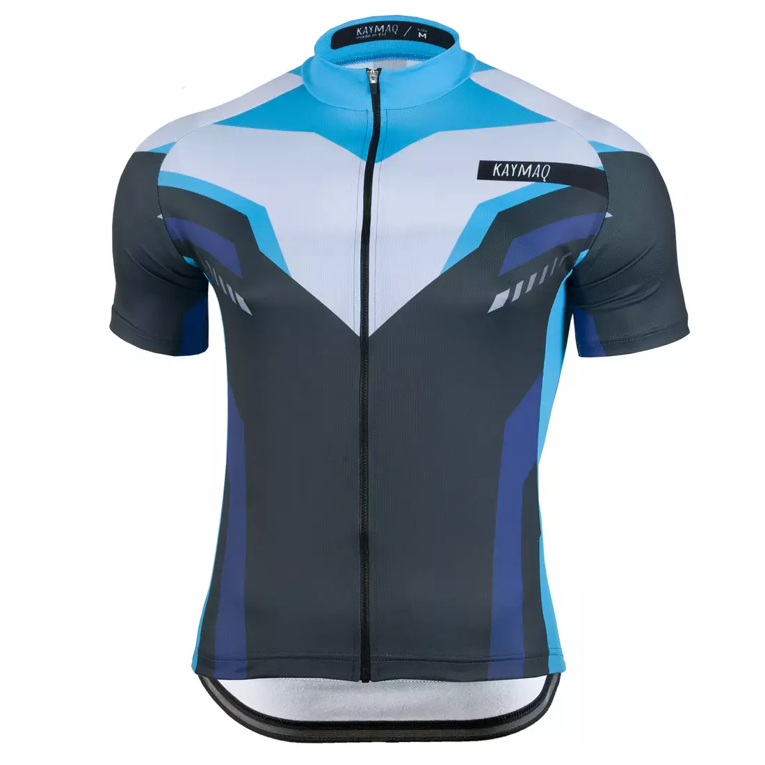 KAYMAQ DESIGN M61 pánsky cyklistický dres, krátky rukáv, modrá