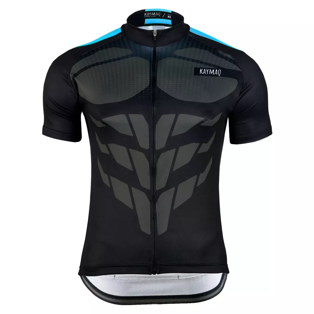 KAYMAQ DESIGN M63 pánsky cyklistický dres, krátky rukáv, modrá