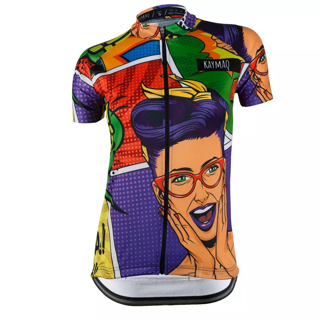 [Set] KAYMAQ DESIGN dámsky cyklistický dres s krátkym rukávom W26  + KAYMAQ DESIGN dámsky cyklistický dres W26 