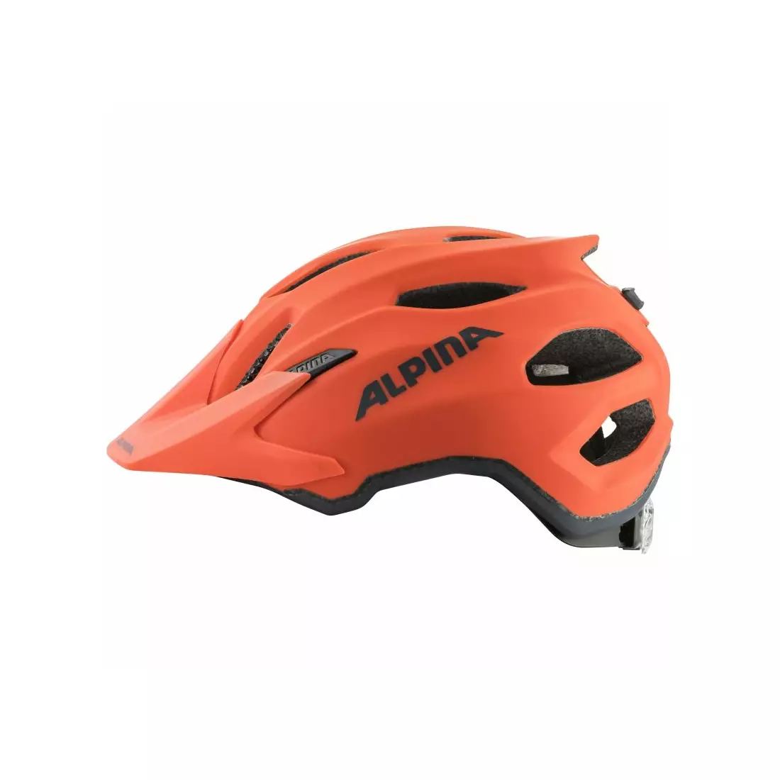 ALPINA juniorská cyklistická prilba CARAPAX JR pumpkin-orange mat
